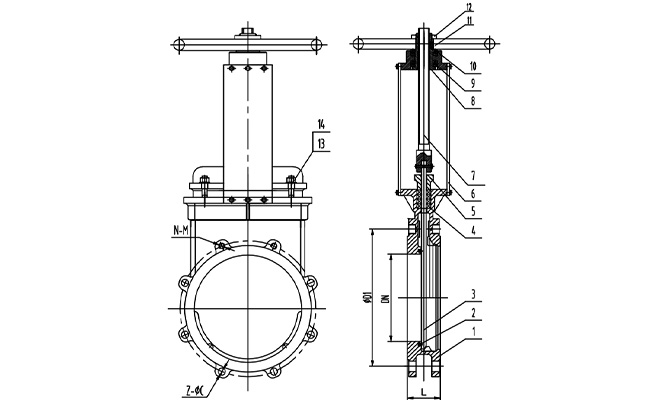 聚氨酯刀閘閥PZ73PU-10C